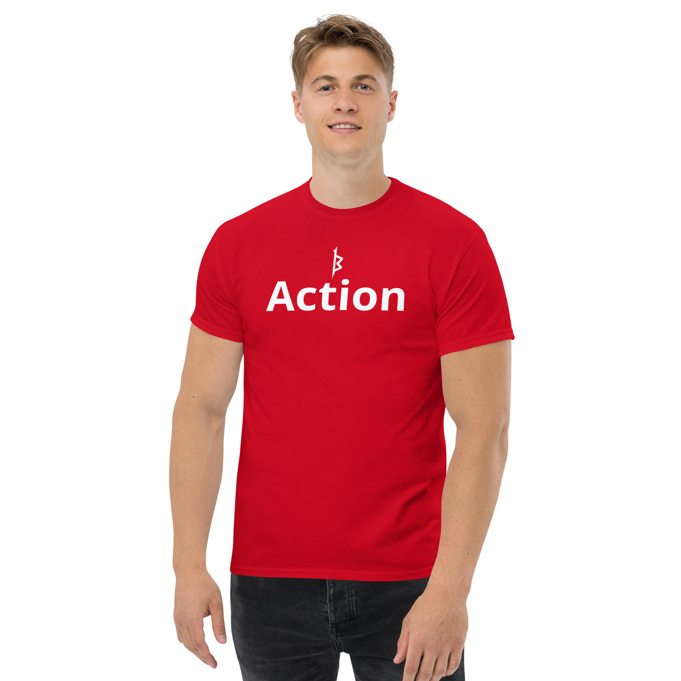 Action 2.0 Short-Sleeve T-Shirt – Men's moisture-wicking workout tee, designed for gym training and active performance.