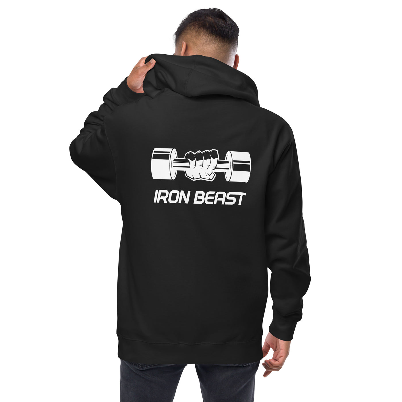 Iron Beast Official fleece zip up hoodie