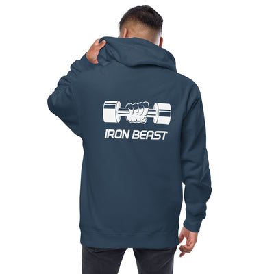 Iron Beast Official fleece zip up hoodie
